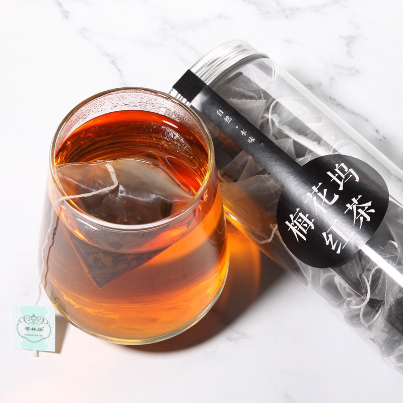 茶林場(chǎng) 三角茶包 袋泡茶 梅花塢紅茶 25包罐裝